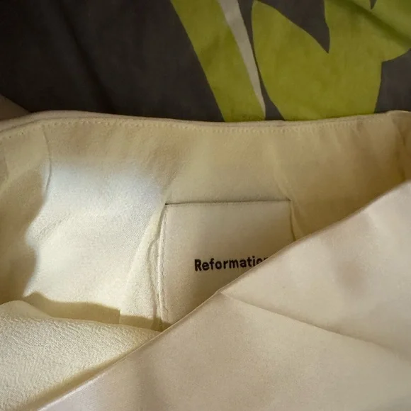 New Reformation Bella Maxi Skirt Fior Di Latte Cream - Picture 5 of 6